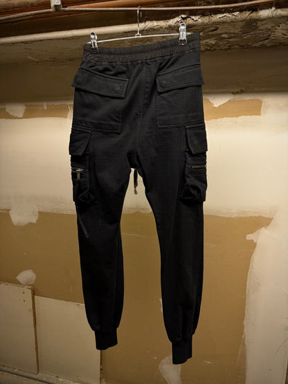 Rick Owens SS17 "WALRUS" Cotton Jersey Cargo Joggers detail | DRIEW GARMENTS