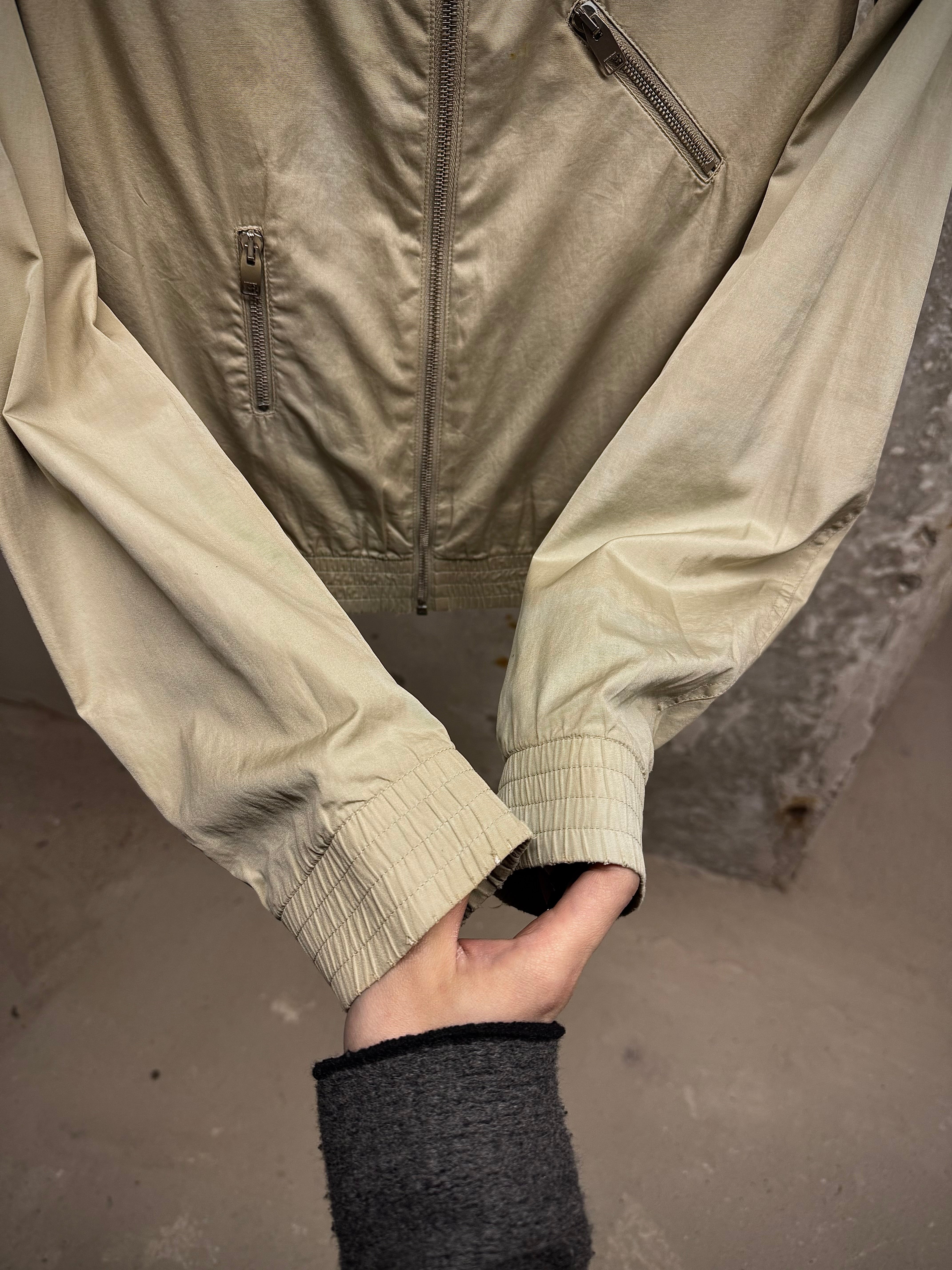 Dior Homme SS07 Hedi Slimane Beige Multi Zip Jacket – DRIEW
