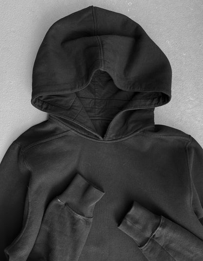 Rick Owens DRKSHDW SS21 "PHLEGETHON" Reversed Drawstring Granbury Hoodie
