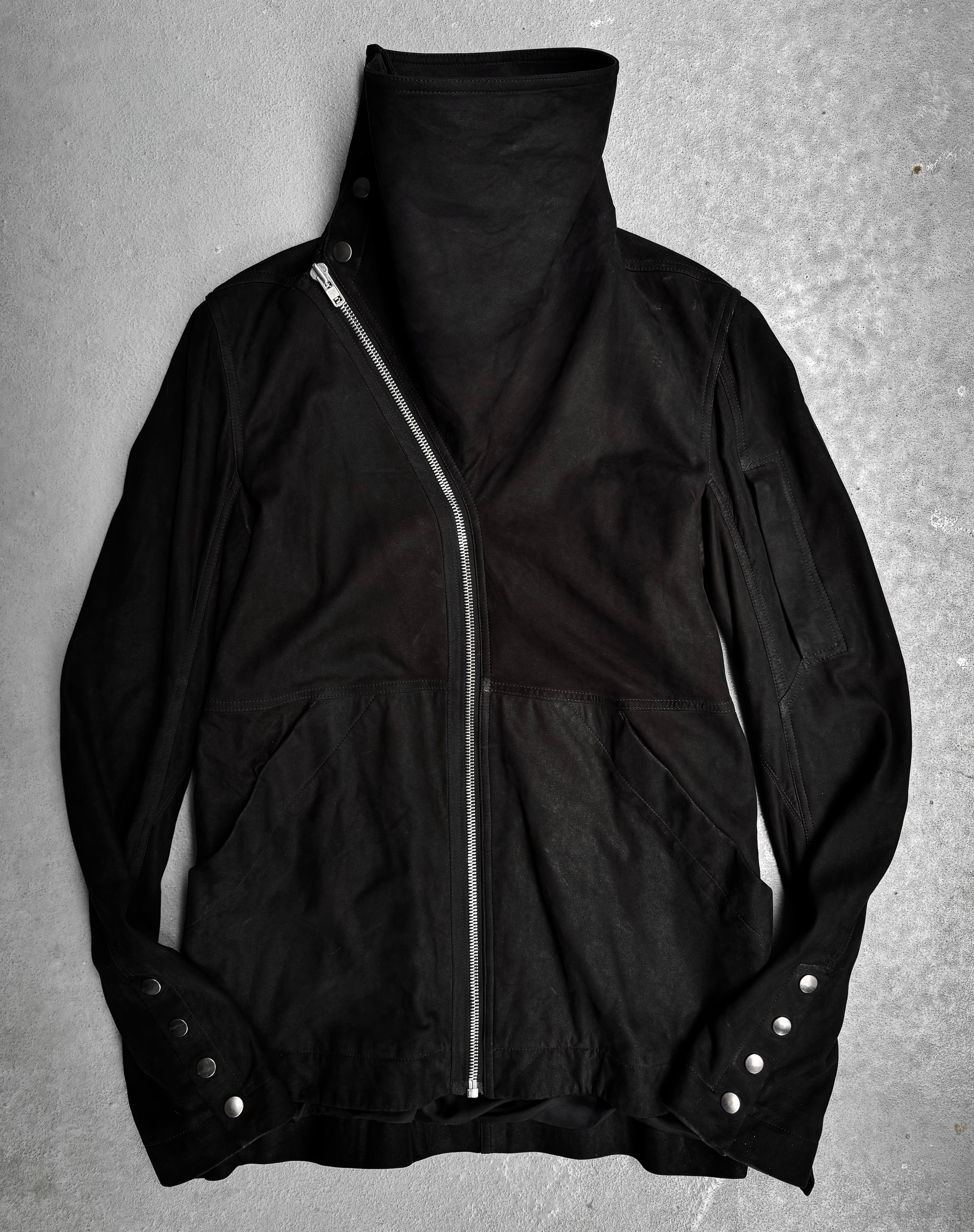 ジャケット・アウター Rick Owens Lamb leather Rick Owens Lamb Leather Single Riders Blouson Jacket men USA