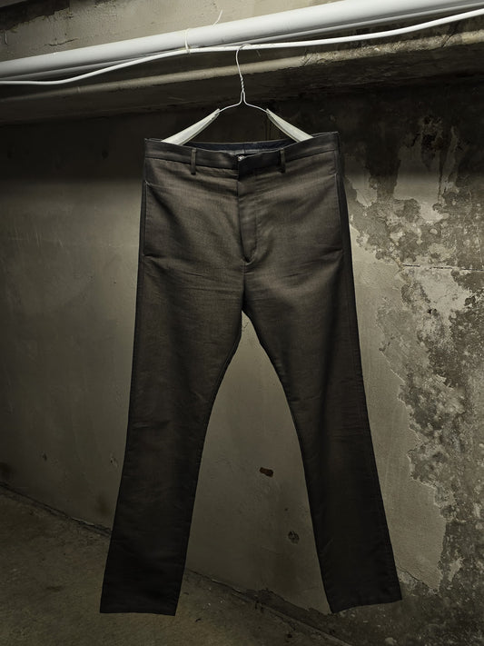 DEEPTI Collection °015 ‘P-035 ARG-8/925’ .999 Silver Plated Open-Zipfly Classic Trousers