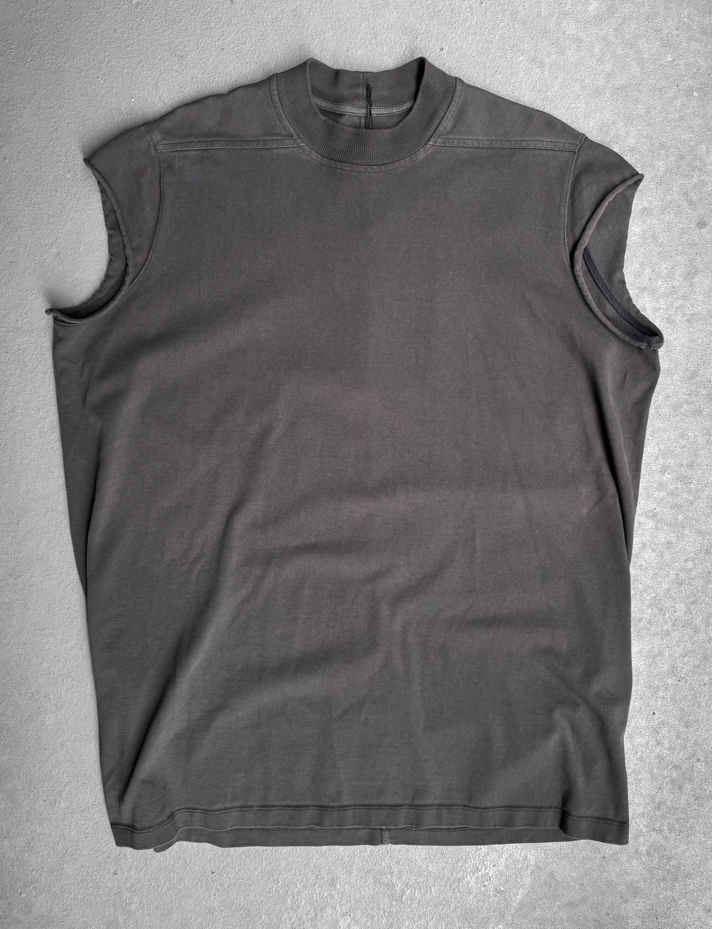 Rick Owens SS18 “DIRT” Iron Level Jumbo Cut-out Tank Top