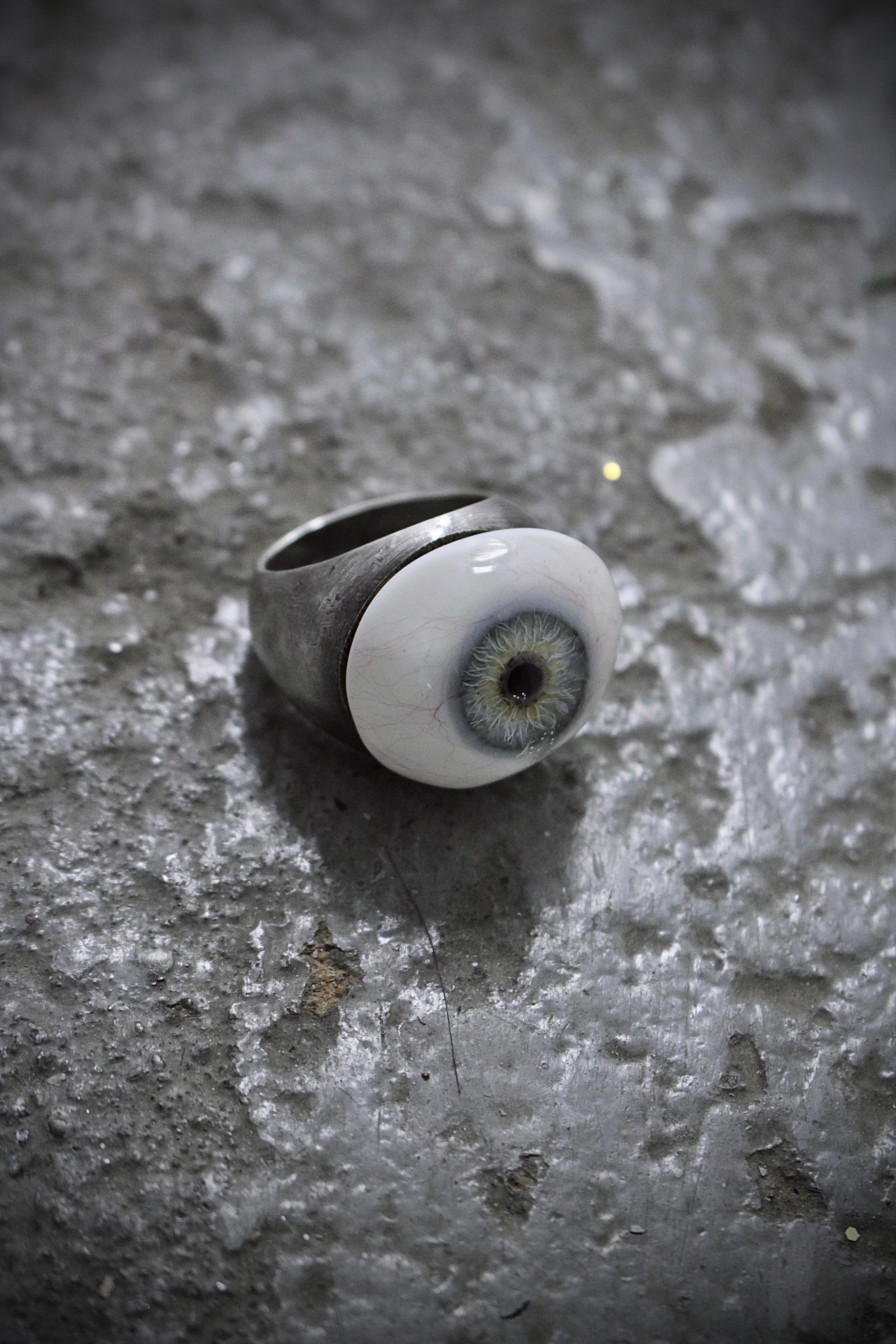 Carol Christian Poell Prosthetic Eye Silver Ring | DRIEW