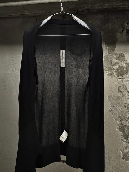 Rick Owens SS15 "FAUN" Open-front Cotton Knit Cardigan detail | DRIEW GARMENTS