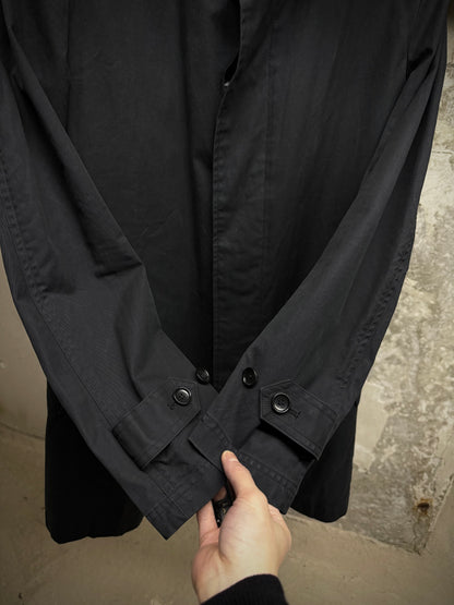 Tornado Mart Early 00s Quilt Lined Cotton Gaberdine Mac Coat