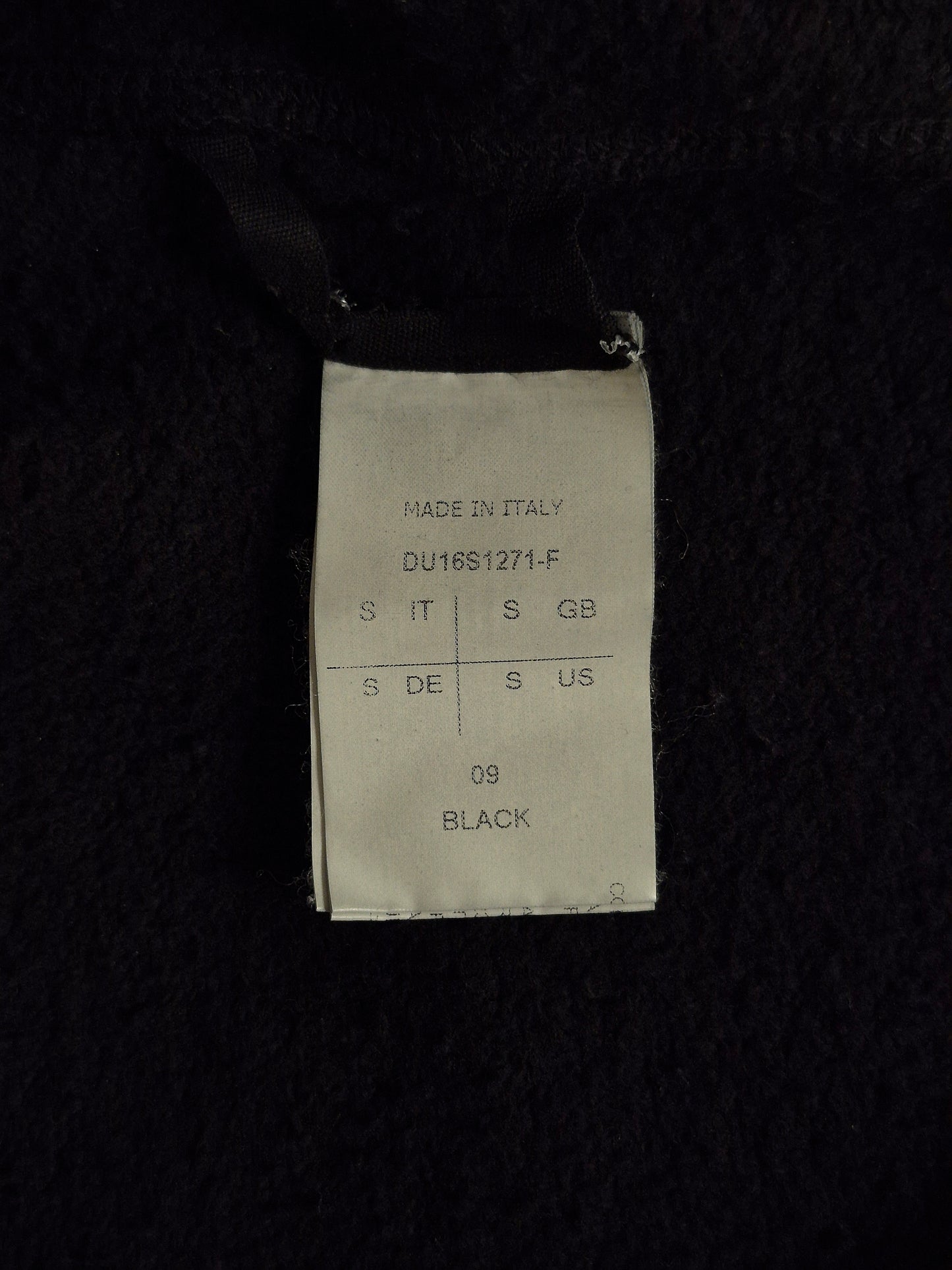 Rick Owens DRKSHDW SS16 "CYCLOPS" Oversized Cotton Fleece Long-sleeves
