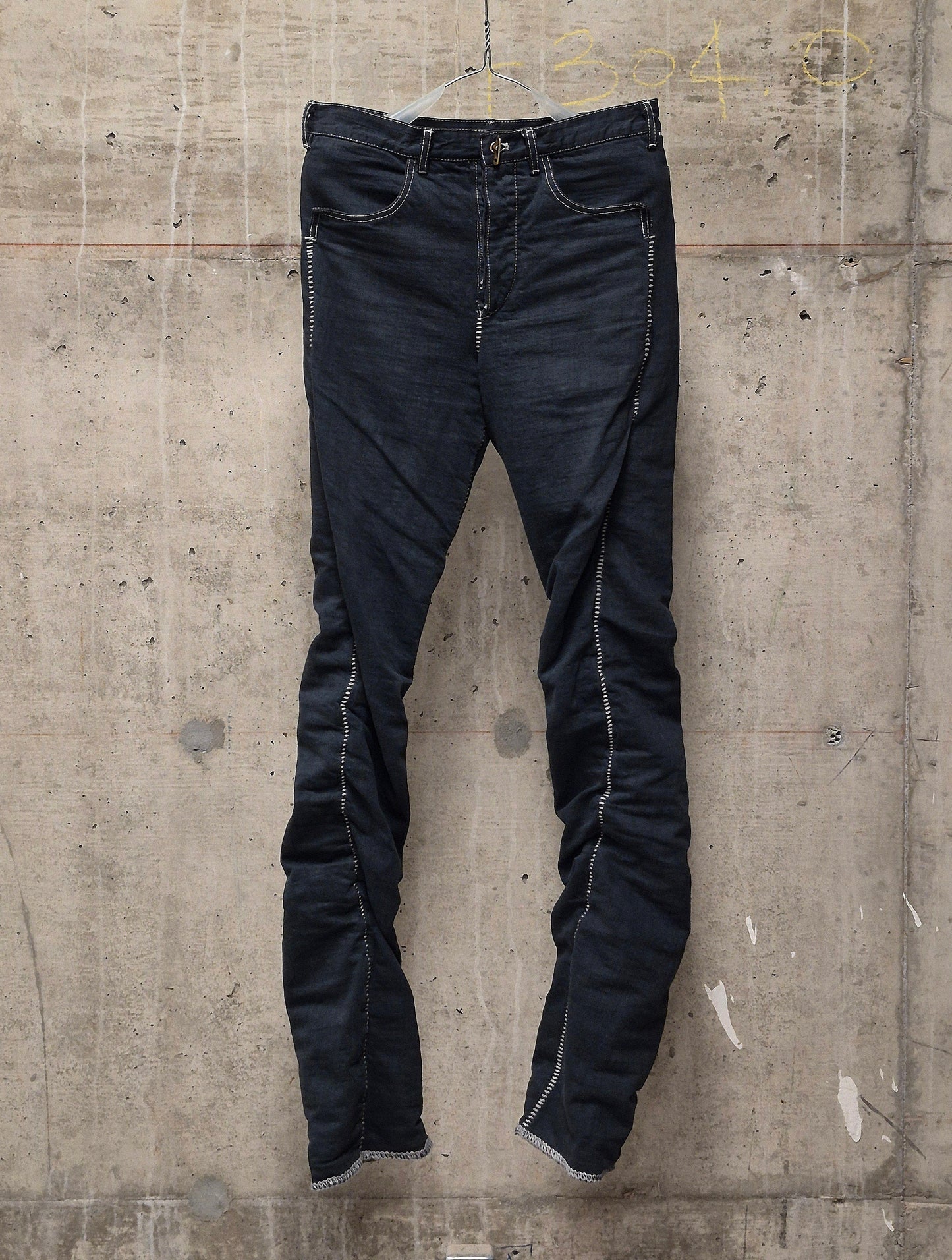 Carol Christian Poell AW06-07 'JM/2181' Twisted Overlock Denim