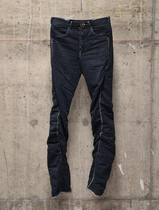Carol Christian Poell AW06-07 'JM/2181' Twisted Overlock Denim