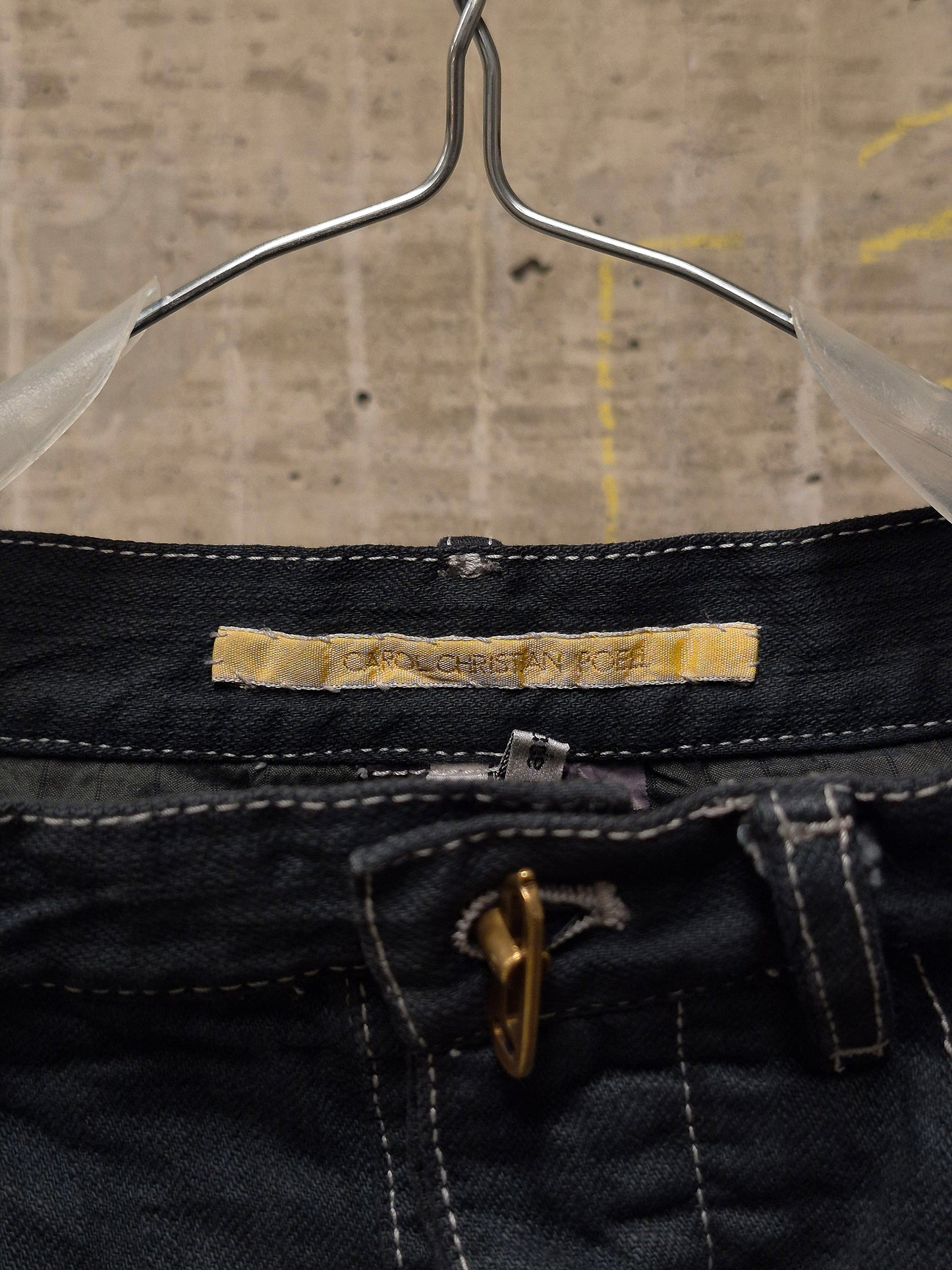 Carol Christian Poell AW06-07 'JM/2181' Twisted Overlock Denim