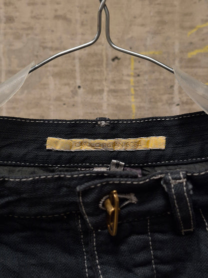 Carol Christian Poell AW06-07 'JM/2181' Twisted Overlock Denim