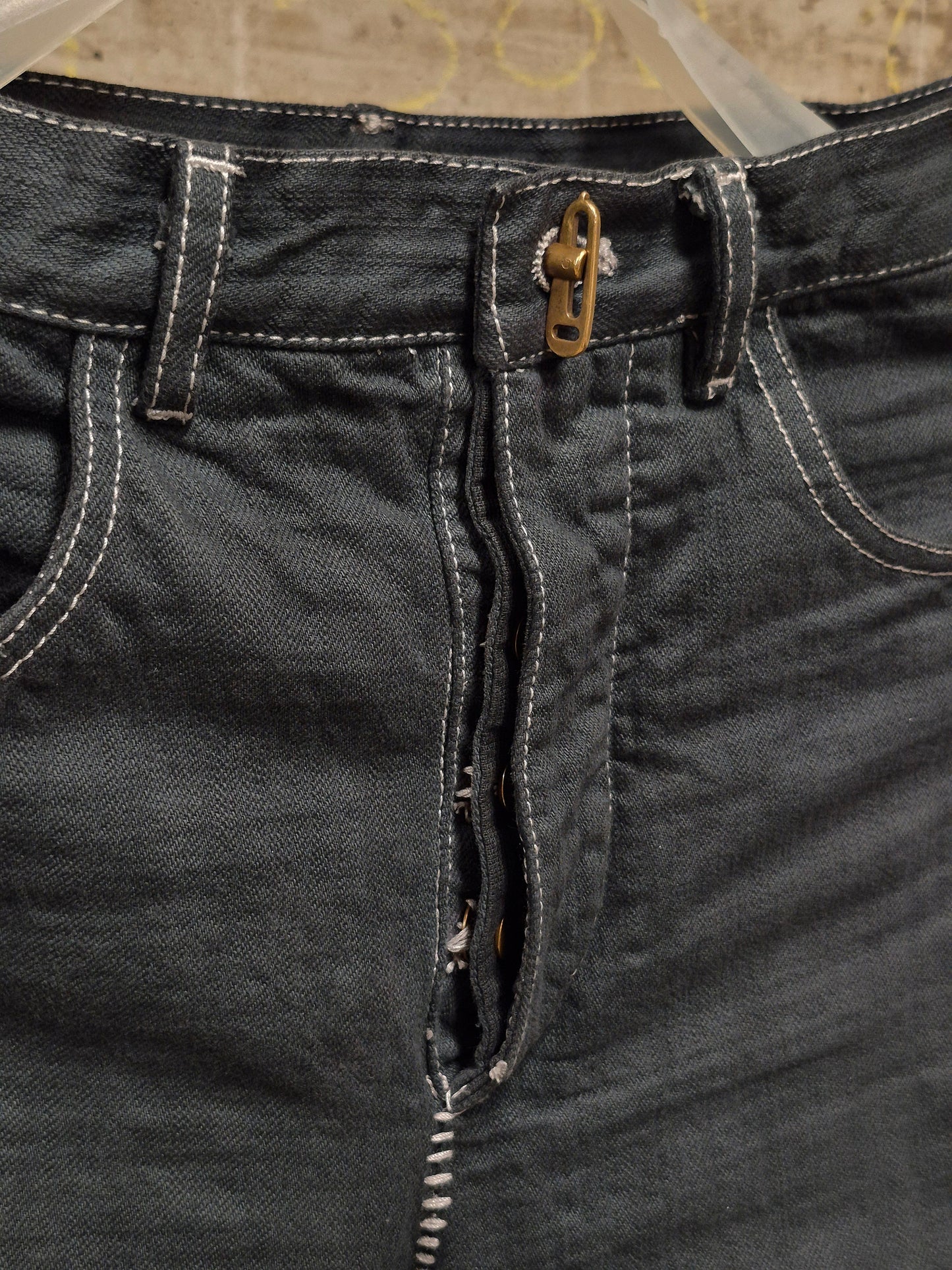 Carol Christian Poell AW06-07 'JM/2181' Twisted Overlock Denim