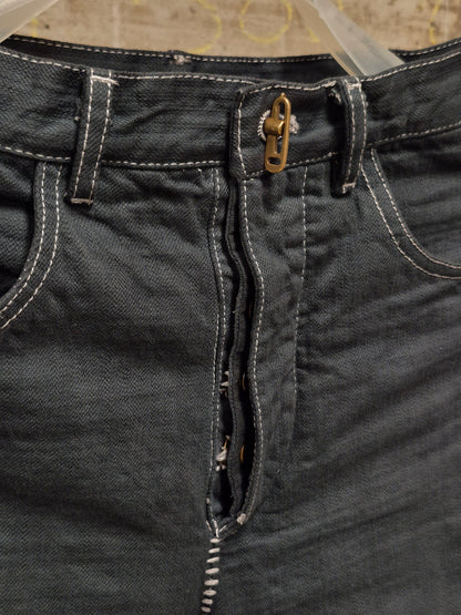 Carol Christian Poell AW06-07 'JM/2181' Twisted Overlock Denim
