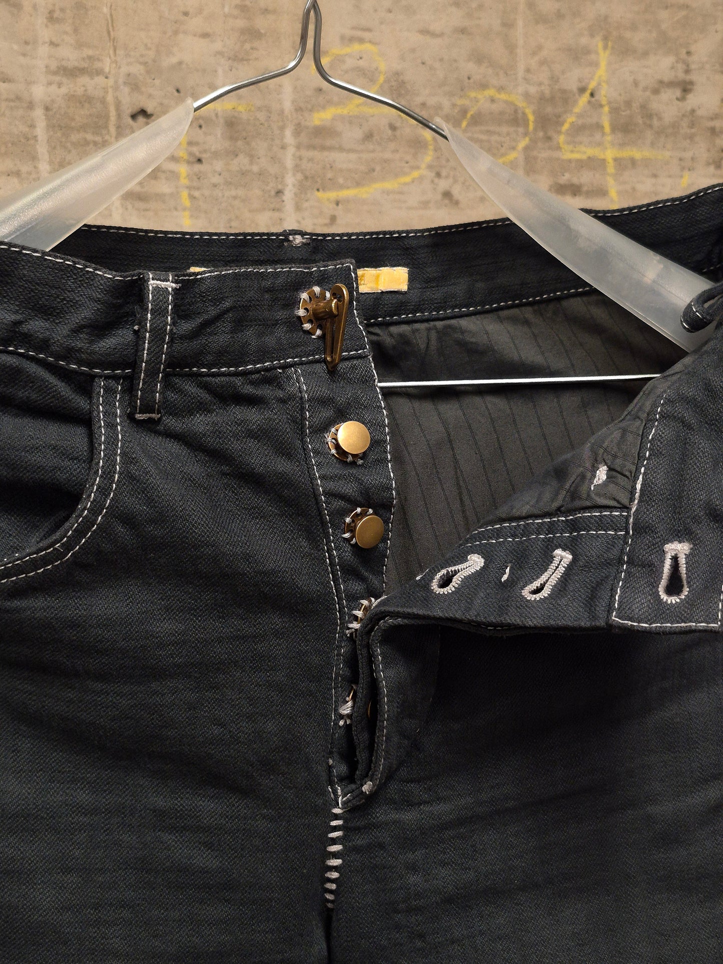 Carol Christian Poell AW06-07 'JM/2181' Twisted Overlock Denim