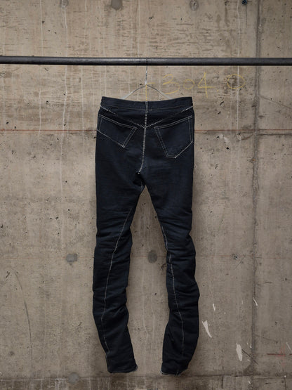 Carol Christian Poell AW06-07 'JM/2181' Twisted Overlock Denim