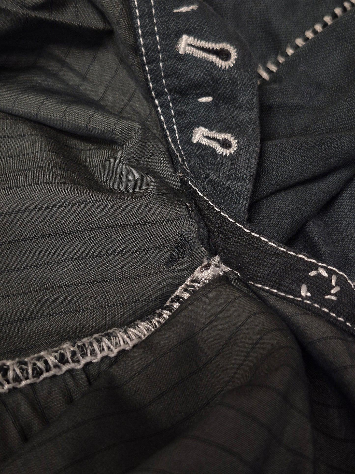 Carol Christian Poell AW06-07 'JM/2181' Twisted Overlock Denim