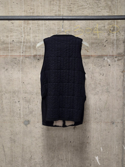 Rick Owens AW14 "MOODY" Padded Lamb Shearling Vest
