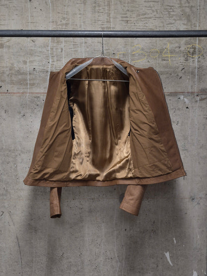 Rick Owens AW16 "MASTODON" CAMEL Heavy Calfskin Leather Stooges Jacket