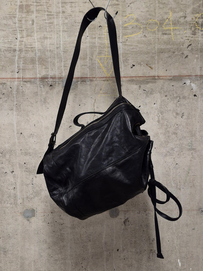 Ann Demeulemeester SS11 'Jacky' Calfskin Leather Bucket Sling Bag