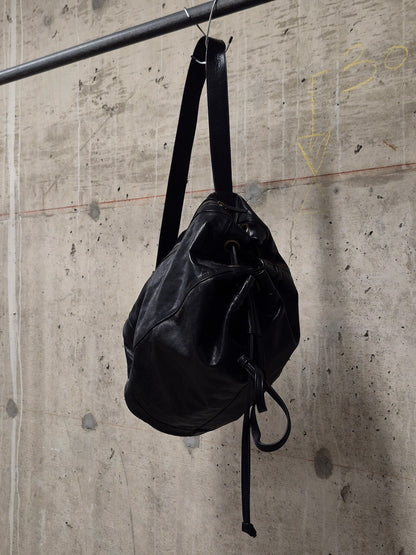 Ann Demeulemeester SS11 'Jacky' Calfskin Leather Bucket Sling Bag