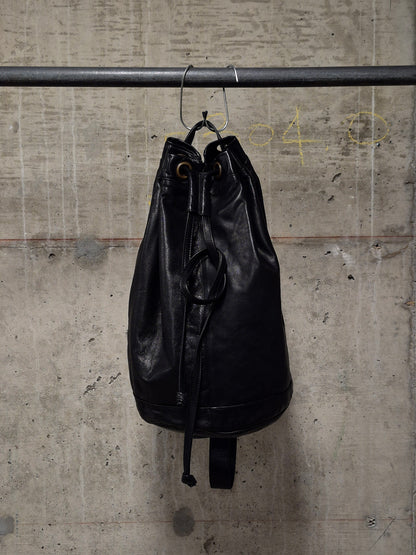 Ann Demeulemeester SS11 'Jacky' Calfskin Leather Bucket Sling Bag