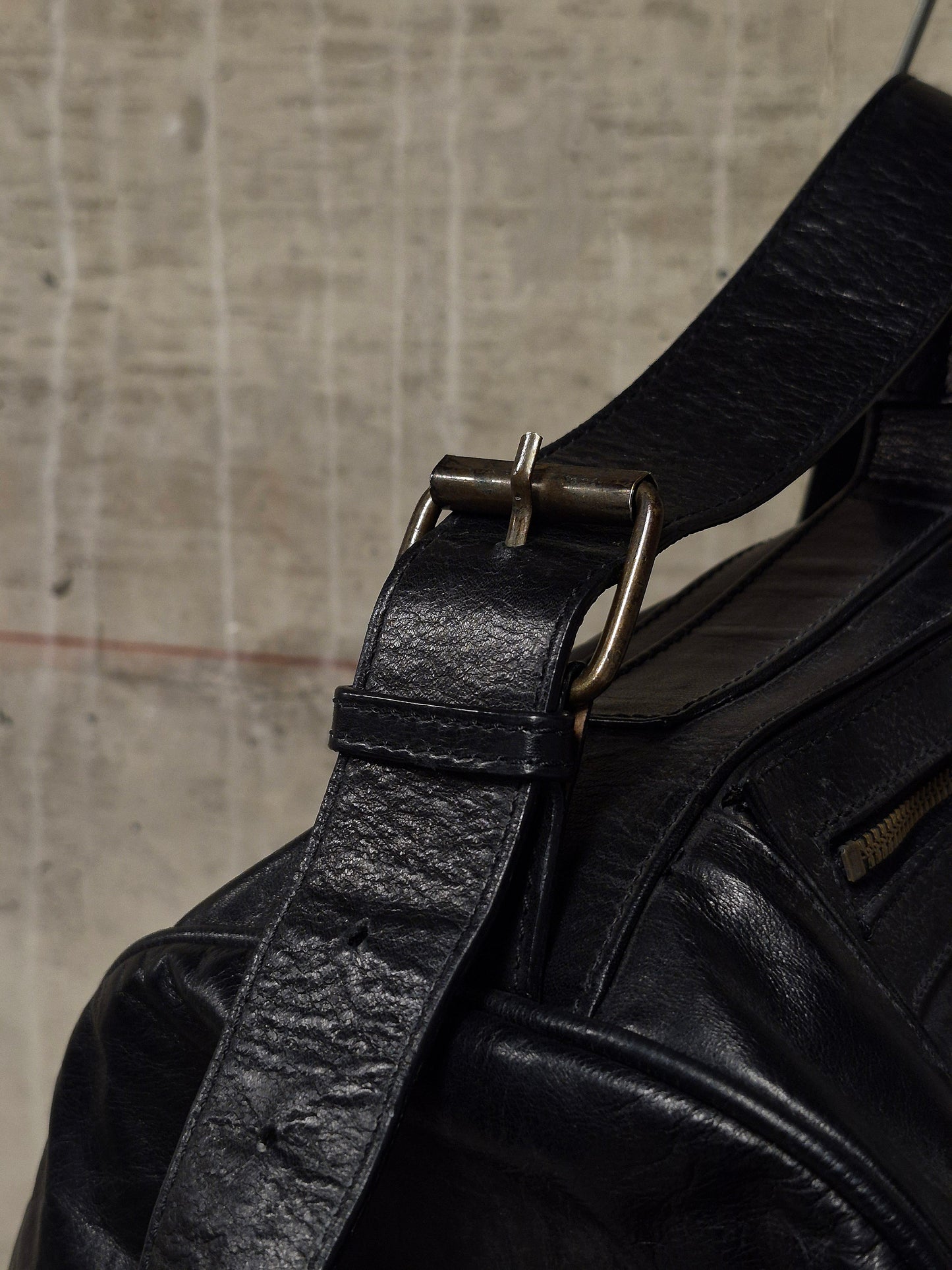 Ann Demeulemeester SS11 'Jacky' Calfskin Leather Bucket Sling Bag