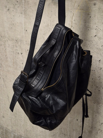 Ann Demeulemeester SS11 'Jacky' Calfskin Leather Bucket Sling Bag
