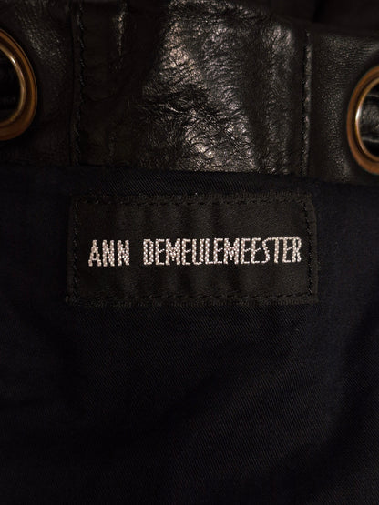 Ann Demeulemeester SS11 'Jacky' Calfskin Leather Bucket Sling Bag