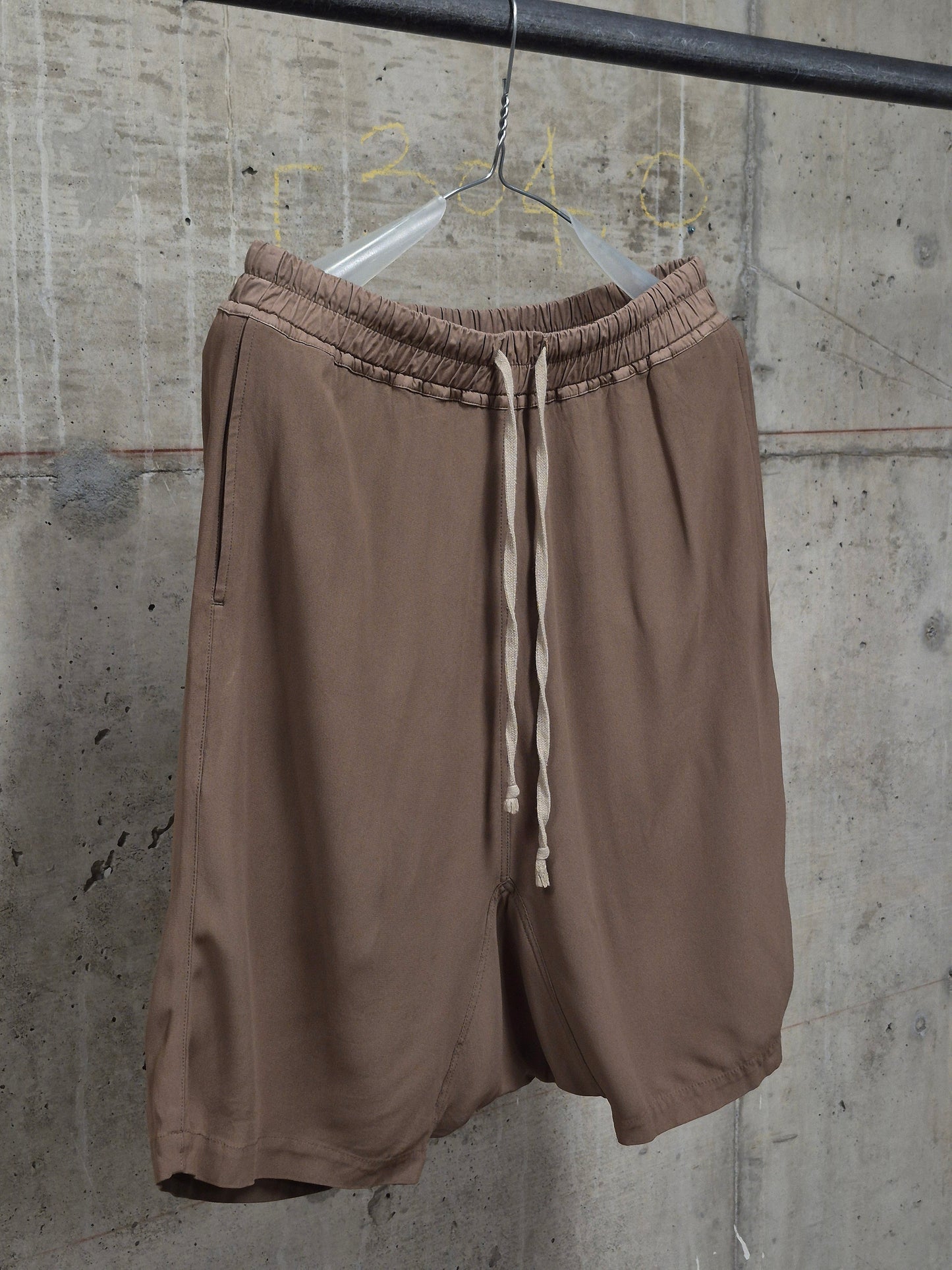Rick Owens AW15 "SPHINX" FAUN Drop-crotch Pod Shorts