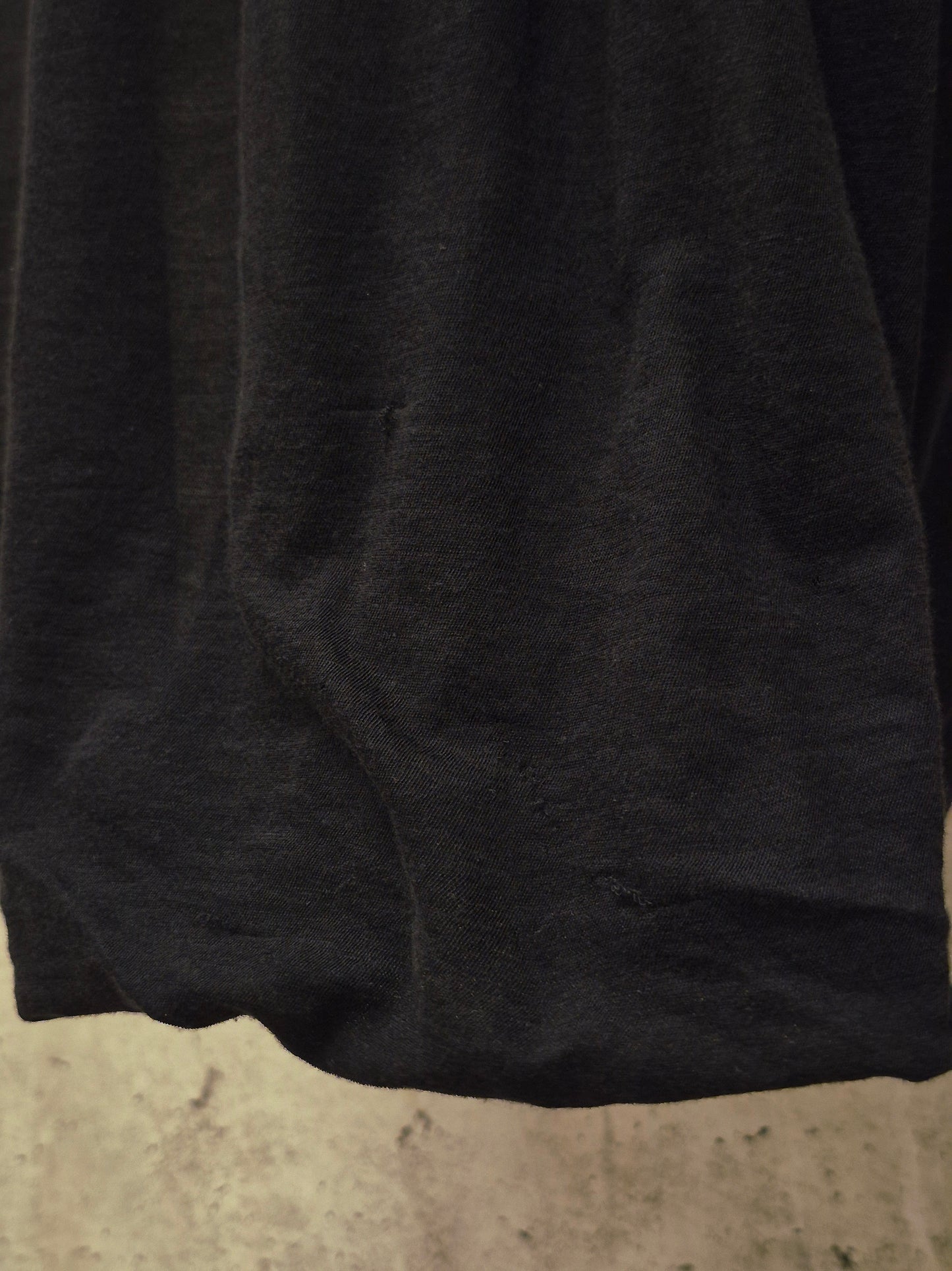 Rick Owens AW15 "SPHINX" Black Double Layered T-shirt
