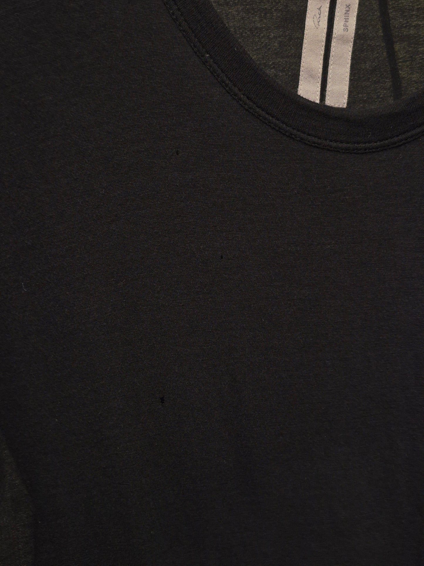 Rick Owens AW15 "SPHINX" Black Double Layered T-shirt