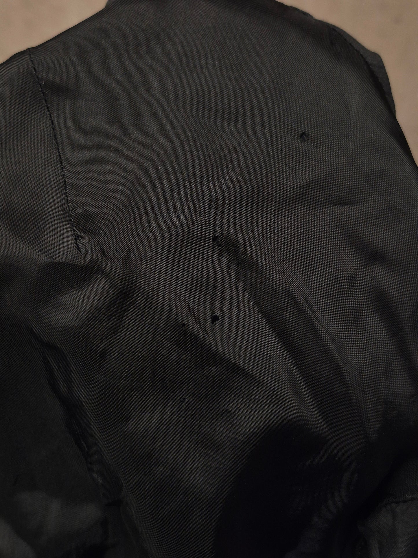 Rick Owens SS09 "STRUTTER" Black Lambskin Intarsia Snap Collar Leather Rider Jacket