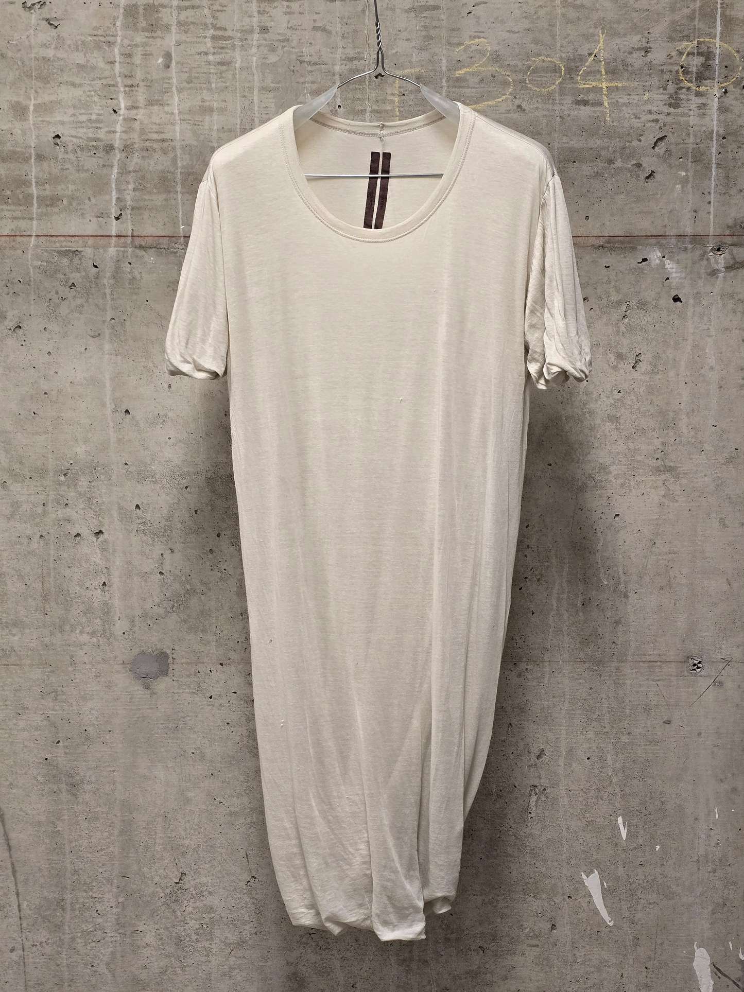 Rick Owens SS12 "NASKA" MILK Double Layered T-shirt
