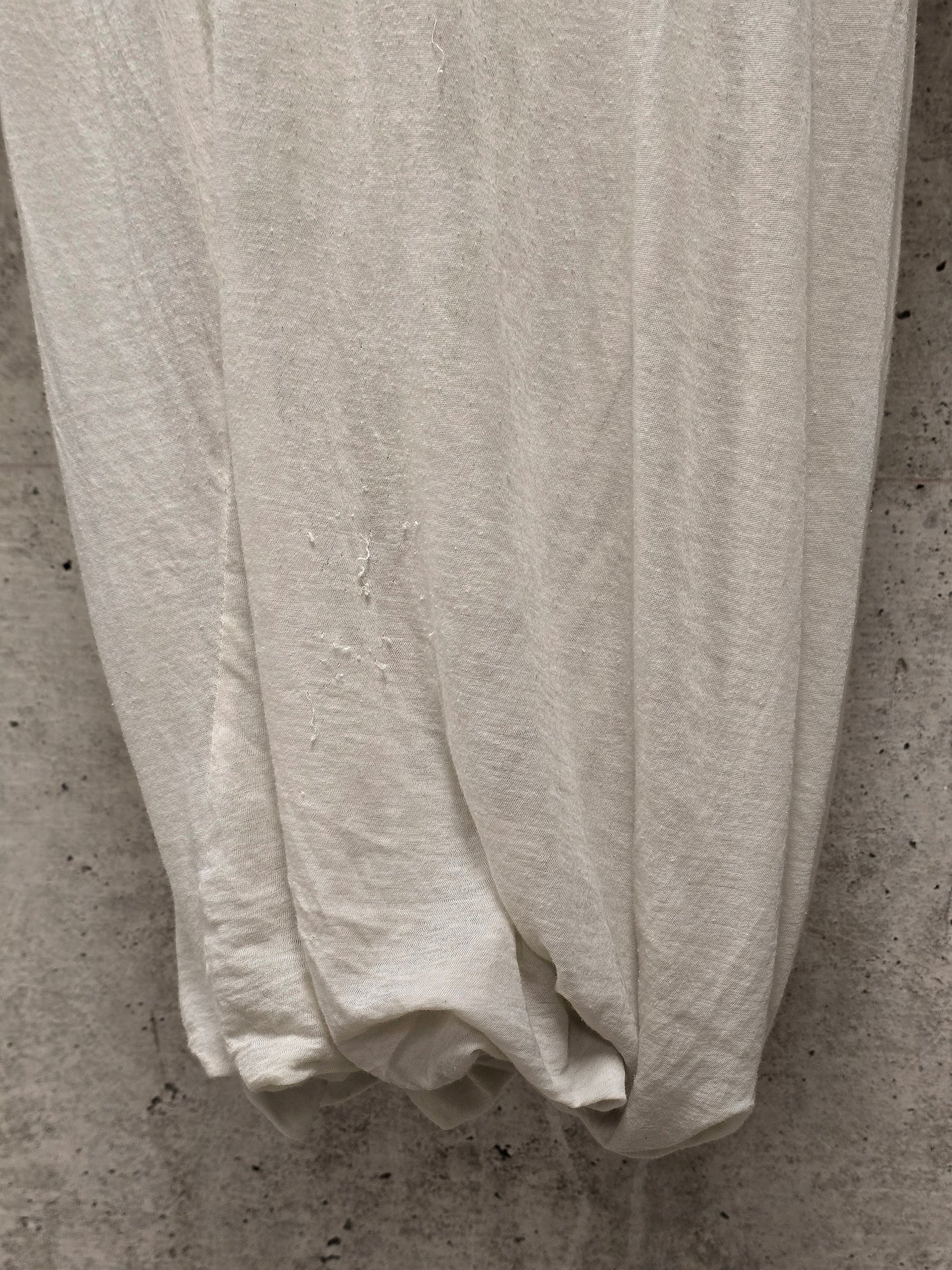 Rick Owens SS12 "NASKA" MILK Double Layered T-shirt