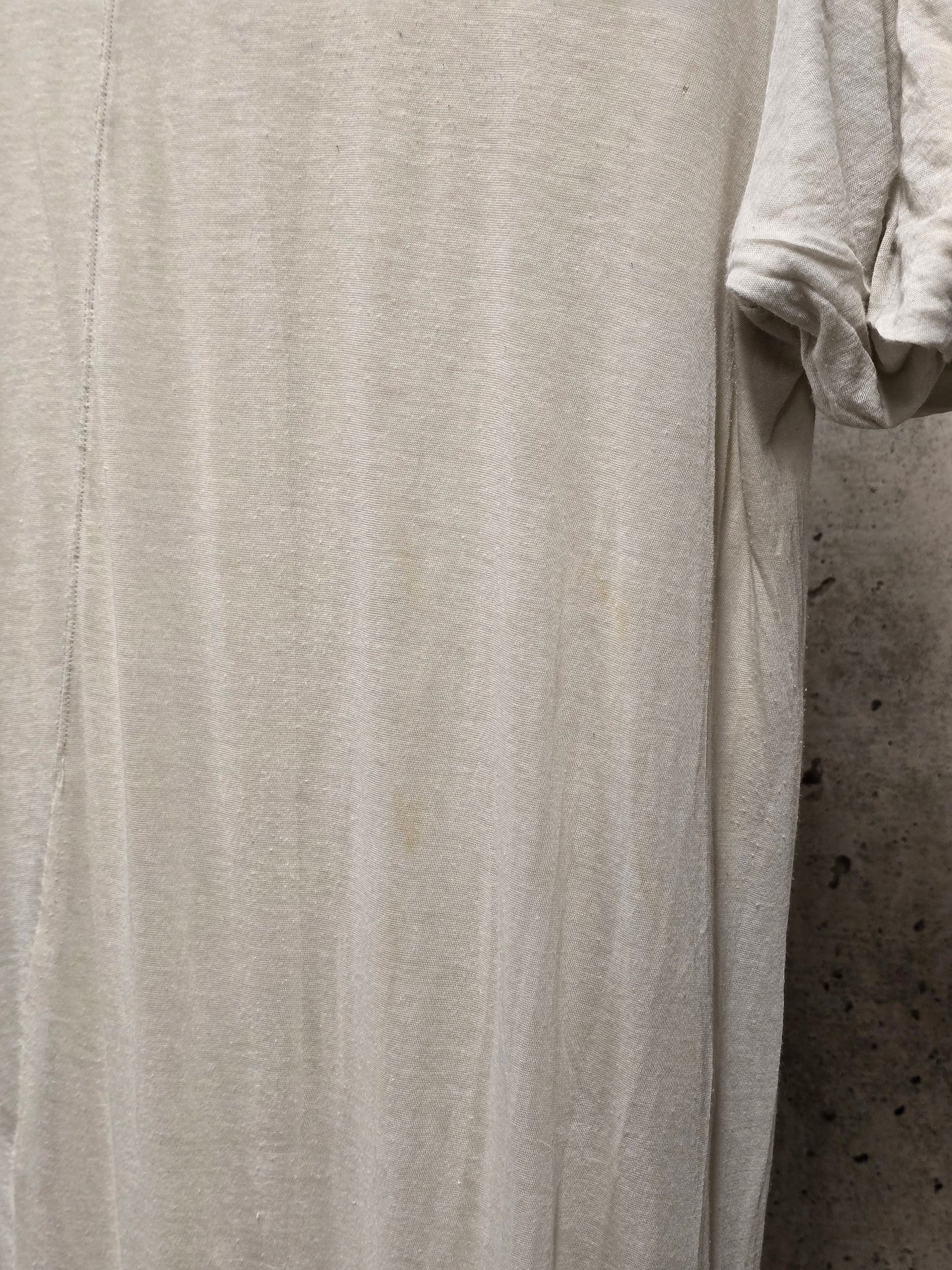 Rick Owens SS12 "NASKA" MILK Double Layered T-shirt