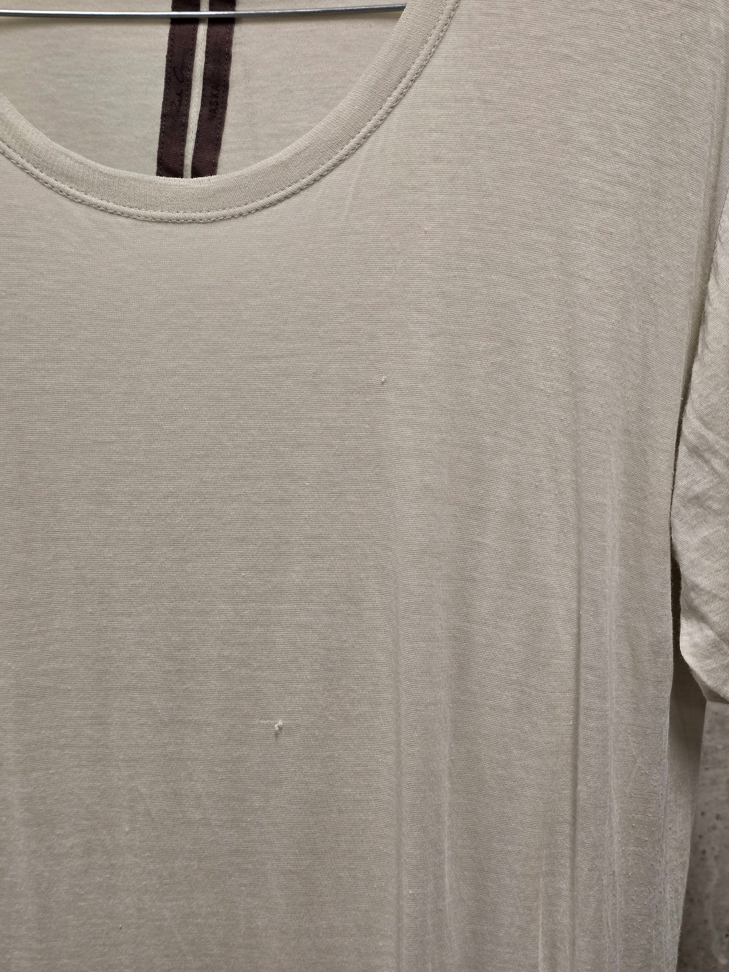 Rick Owens SS12 "NASKA" MILK Double Layered T-shirt