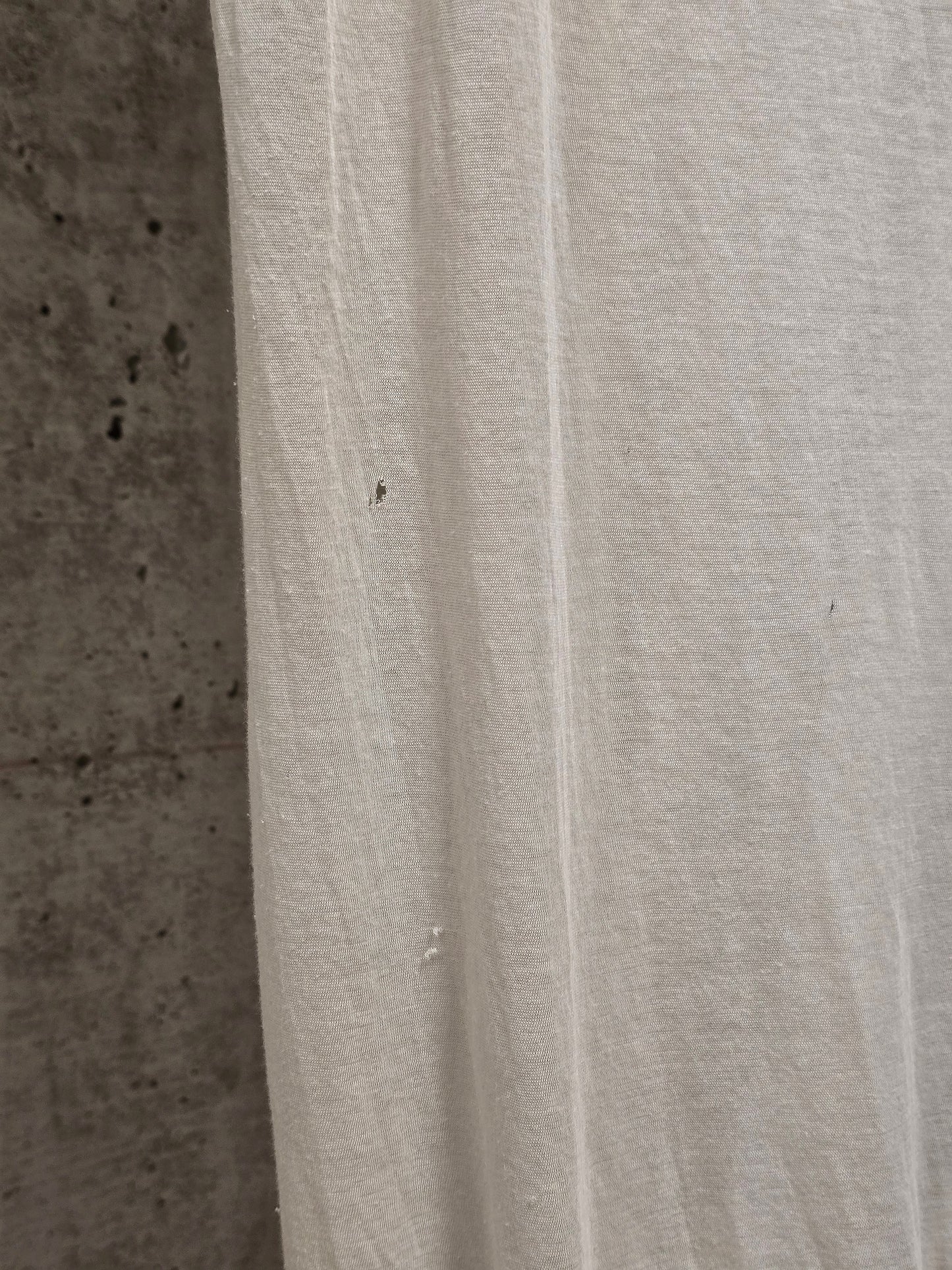 Rick Owens SS12 "NASKA" MILK Double Layered T-shirt