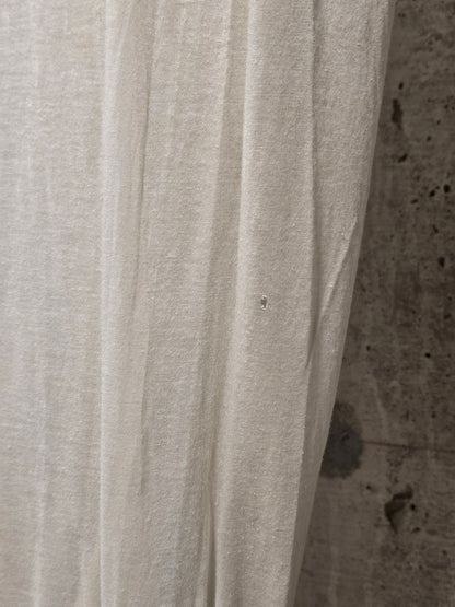 Rick Owens SS12 "NASKA" MILK Double Layered T-shirt