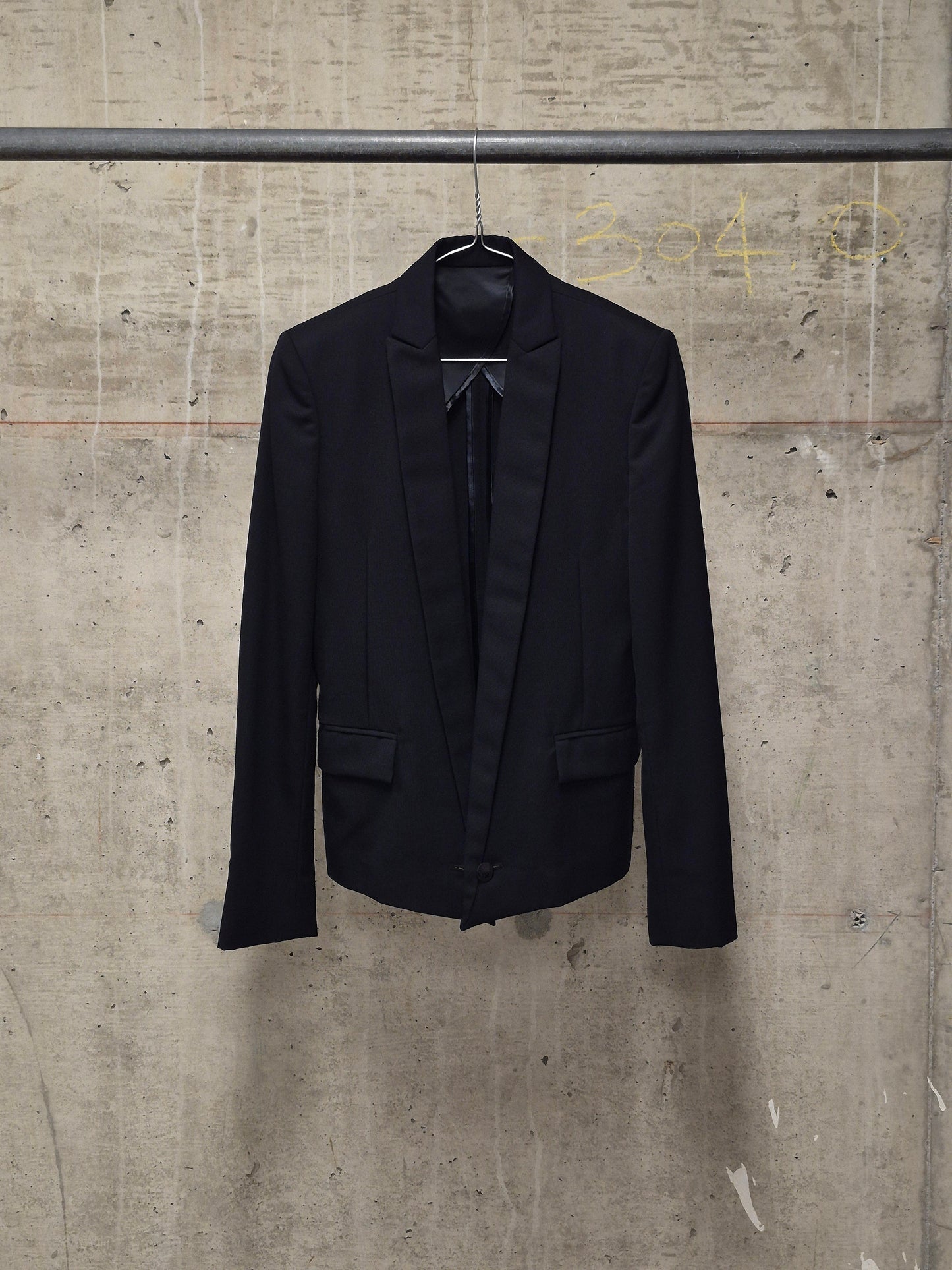 DIET BUTCHER SLIM SKIN 00s Skinny Peak Lapel Single Button Blazer