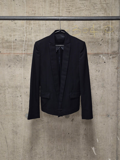 DIET BUTCHER SLIM SKIN 00s Skinny Peak Lapel Single Button Blazer