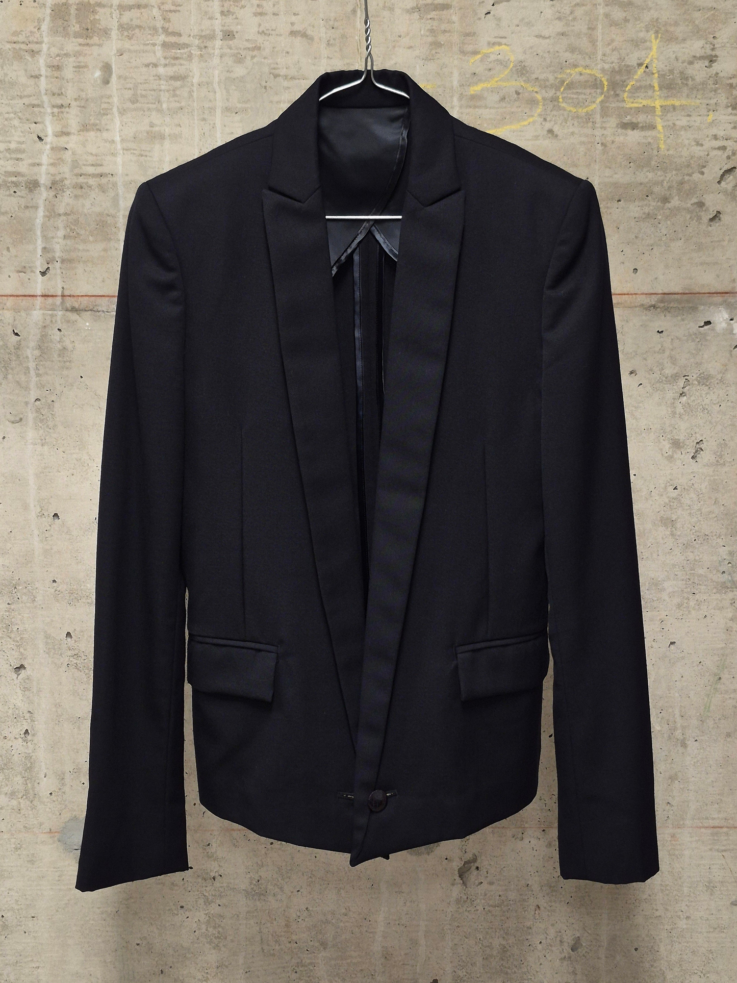 DIET BUTCHER SLIM SKIN 00s Skinny Peak Lapel Single Button Blazer