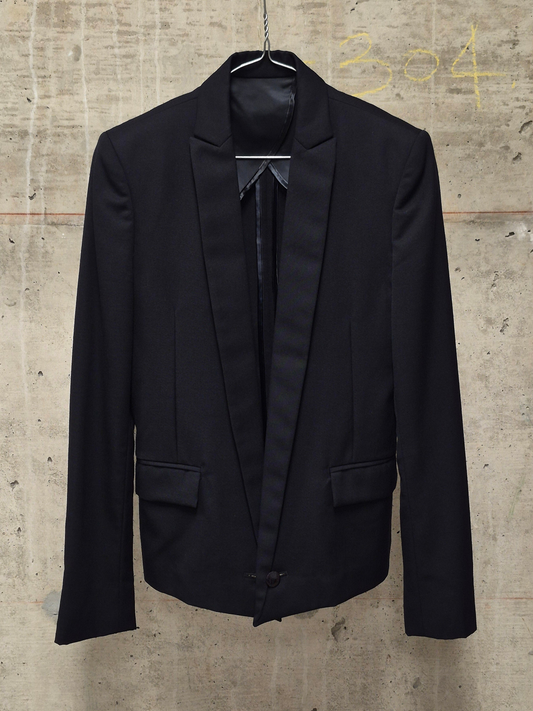 DIET BUTCHER SLIM SKIN 00s Skinny Peak Lapel Single Button Blazer
