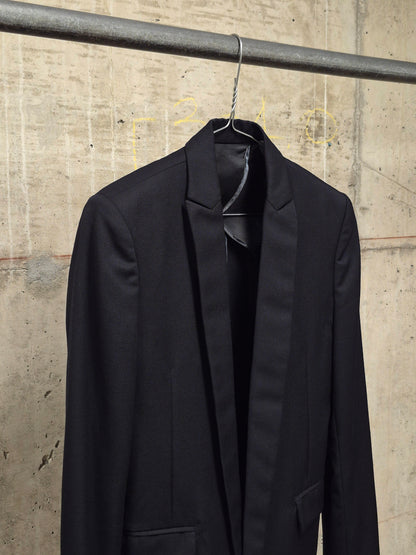 DIET BUTCHER SLIM SKIN 00s Skinny Peak Lapel Single Button Blazer