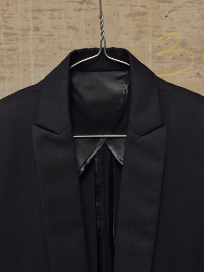DIET BUTCHER SLIM SKIN 00s Skinny Peak Lapel Single Button Blazer