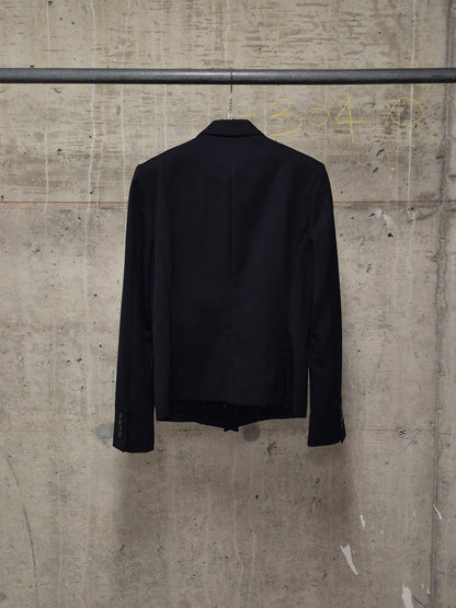 DIET BUTCHER SLIM SKIN 00s Skinny Peak Lapel Single Button Blazer
