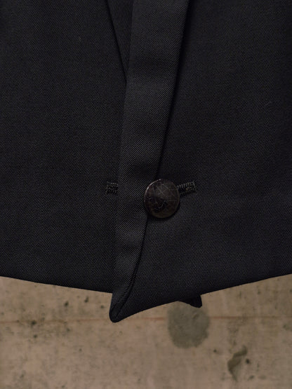 DIET BUTCHER SLIM SKIN 00s Skinny Peak Lapel Single Button Blazer