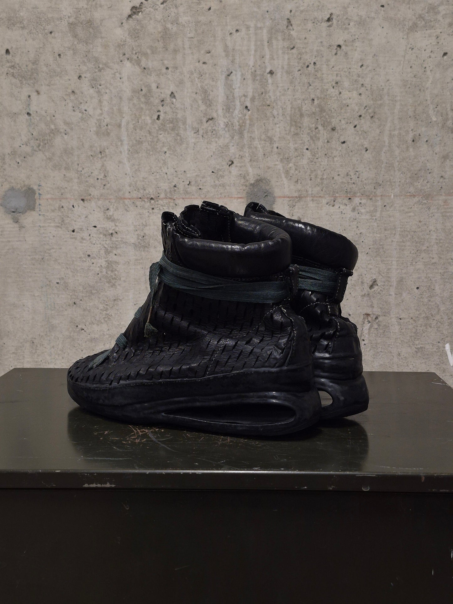 Carol Christian Poell 'AM/2686C ROOMS-PTC/010' Kangaroo Leather Laser Cut U-Sole Drip Sneakers