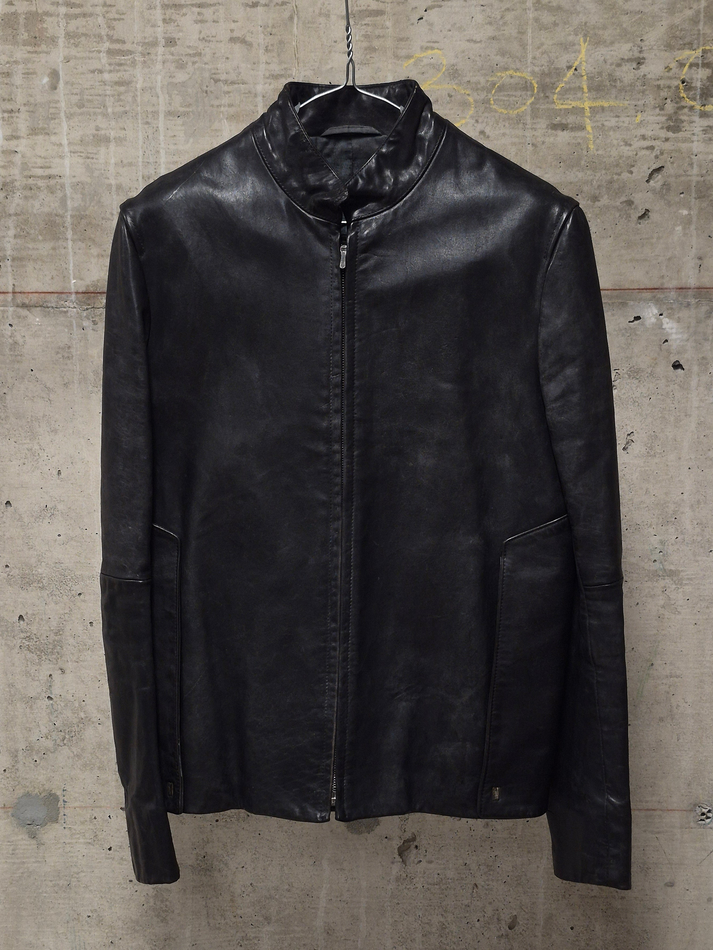 Carol Christian Poell AW00-01 "BLEMISH" Horse Leather Rider Jacket