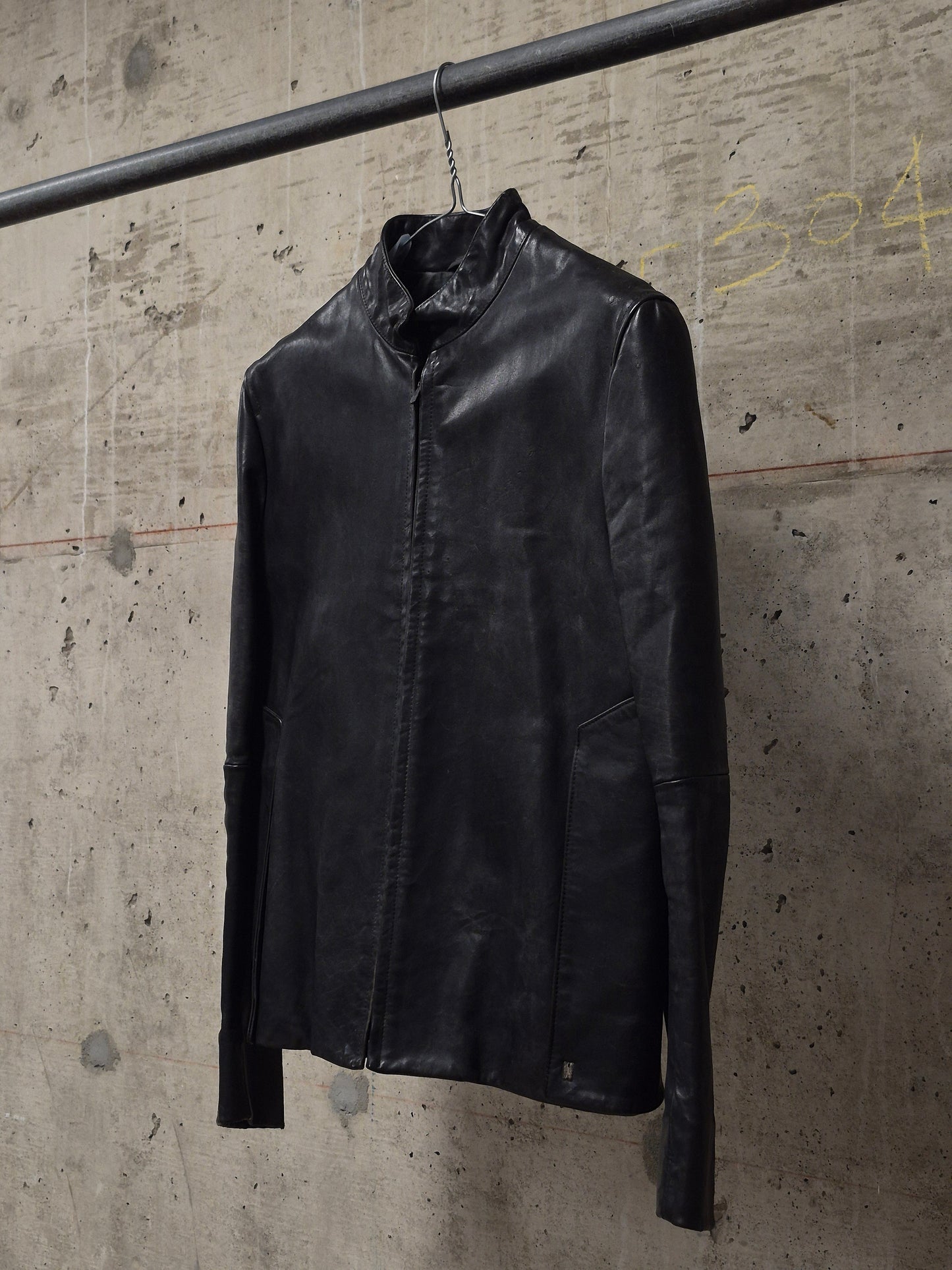 Carol Christian Poell AW00-01 "BLEMISH" Horse Leather Rider Jacket