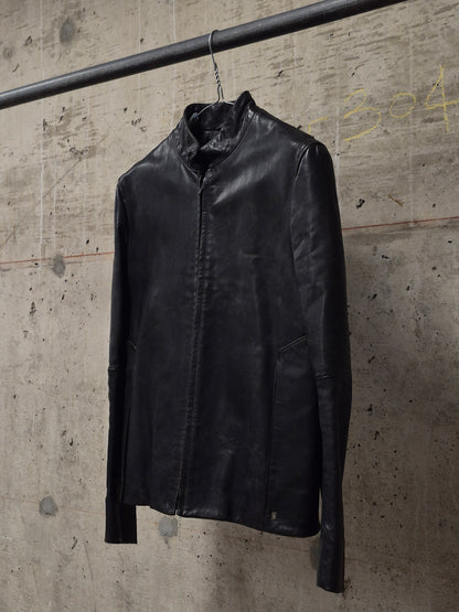 Carol Christian Poell AW00-01 "BLEMISH" Horse Leather Rider Jacket