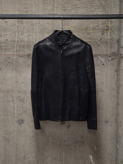 Carol Christian Poell AW00-01 "BLEMISH" Horse Leather Rider Jacket